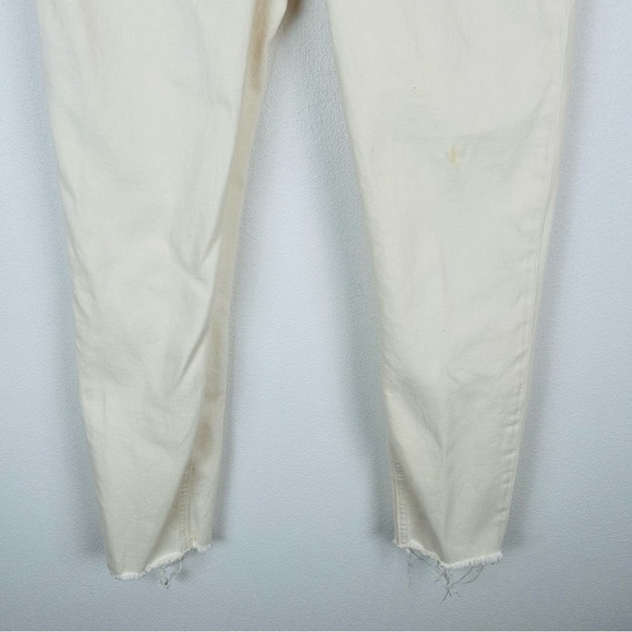 REDONE 90s High Rise Ankle Crop Jeans Vintage White 27 - Picture 8 of 13